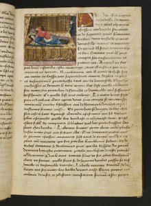 MS Hunter 252 012r Page from Cent Nouvelles Nouvelles, c.1461-62 by French School