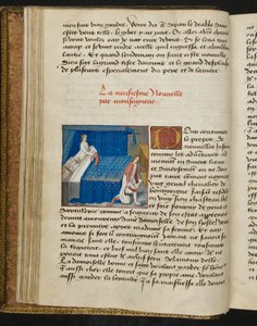 MS Hunter 252 020v Page from Cent Nouvelles Nouvelles, c.1461-62 by French School