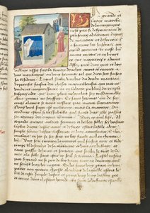 MS Hunter 252 030r Page from Cent Nouvelles Nouvelles, c.1461-62 by French School