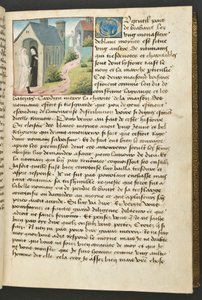 MS Hunter 252 033r Page from Cent Nouvelles Nouvelles, c.1461-62 by French School