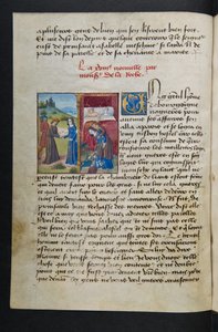 MS Hunter 252 038v Page from Cent Nouvelles Nouvelles, c.1461-62 by French School