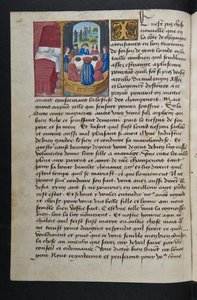 MS Hunter 252 042v Page from Cent Nouvelles Nouvelles, c.1461-62 by French School