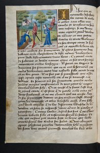 MS Hunter 252 051v Page from Cent Nouvelles Nouvelles, c.1461-62 by French School