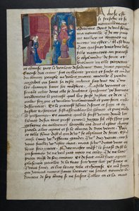 MS Hunter 252 053v Page from Cent Nouvelles Nouvelles, c.1461-62 by French School