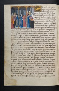 MS Hunter 252 062v Page from Cent Nouvelles Nouvelles, c.1461-62 by French School