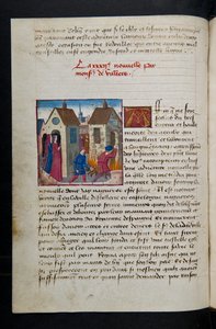 Page from Cent Nouvelles Nouvelles, c.1461-62 by French School