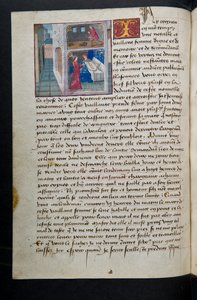 Page from Cent Nouvelles Nouvelles, c.1461-62 by French School