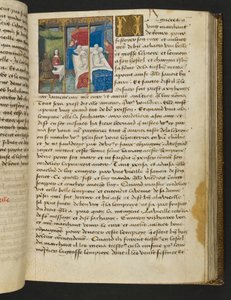 Page from Cent Nouvelles Nouvelles, c.1461-62 by French School