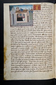 Page from Cent Nouvelles Nouvelles, c.1461-62 by French School