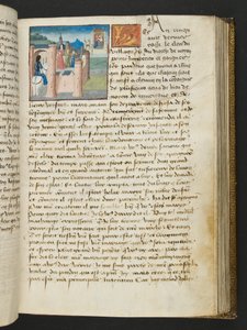 Page from Cent Nouvelles Nouvelles, c.1461-62 by French School