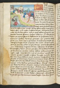 Page from Cent Nouvelles Nouvelles, c.1461-62 by French School
