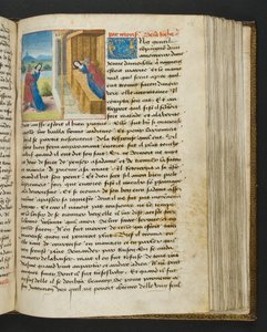Page from Cent Nouvelles Nouvelles, c.1461-62 by French School