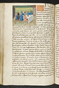 Page from Cent Nouvelles Nouvelles, c.1461-62 by French School