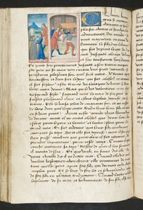 Page from Cent Nouvelles Nouvelles, c.1461-62 by French School