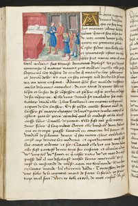 Page from Cent Nouvelles Nouvelles, c.1461-62 by French School