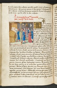 Page from Cent Nouvelles Nouvelles, c.1461-62 by French School