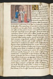 Page from Cent Nouvelles Nouvelles, c.1461-62 by French School