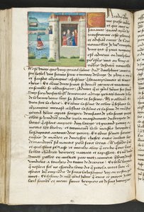 Page from Cent Nouvelles Nouvelles, c.1461-62 by French School