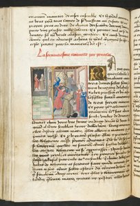 Page from Cent Nouvelles Nouvelles, c.1461-62 by French School
