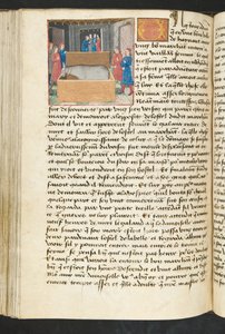 Page from Cent Nouvelles Nouvelles, c.1461-62