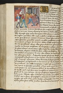 Page from Cent Nouvelles Nouvelles, c.1461-62 by French School