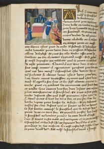 Page from Cent Nouvelles Nouvelles, c.1461-62 by French School