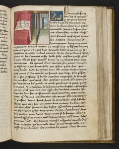 Page from Cent Nouvelles Nouvelles, c.1461-62 by French School