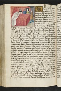 Page from Cent Nouvelles Nouvelles, c.1461-62 by French School