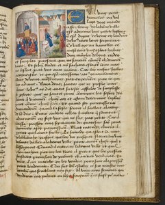 Page from Cent Nouvelles Nouvelles, c.1461-62 by French School