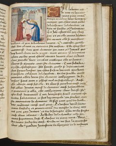 Page from Cent Nouvelles Nouvelles, c.1461-62 by French School