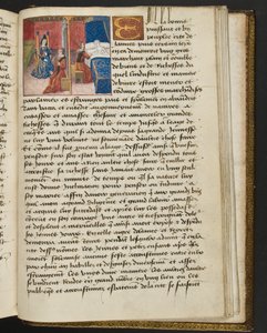 Page from Cent Nouvelles Nouvelles, c.1461-62 by French School