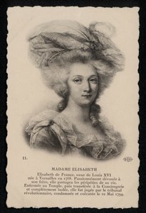 Madame Elisabeth, sister of King Louis XVI by French School