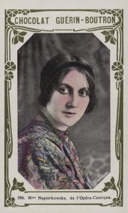 Madame Napierkowska, from the Opera-Comique by French School