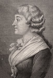 Madame Roland, Engraved by Stephane Pannemaker after Rambert, from 