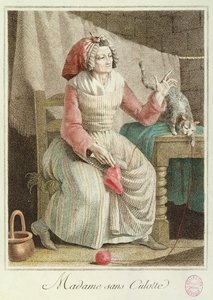 Madame Sans-Culotte, 1792 by French School