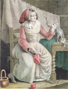 Madame Sans Culotte, c.1789 by French School
