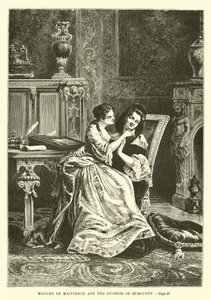 Madame de Maintenon and the Duchess of Burgundy by French School