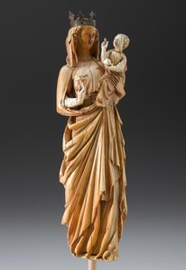 Madonna and Child, c.1260-1290 by French School