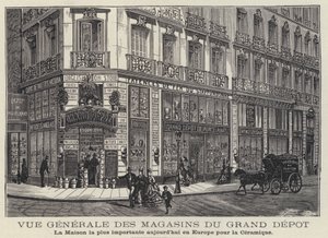 Maisons du Grand Depot, ceramics store in Paris, France by French School