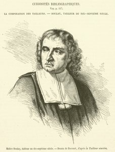 Master Boulay, tailor in the seventeenth century (engraving) by French School