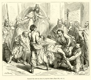 Manasseh Sawing the Prophet Isaiah in Two by French School