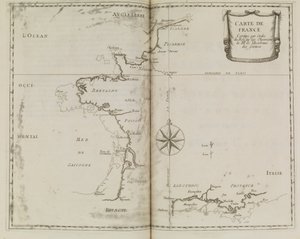 Map of France, c.1693 by French School