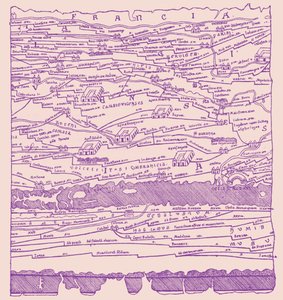 Map of Gaul - fragment