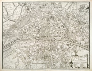 Map of Paris, from L