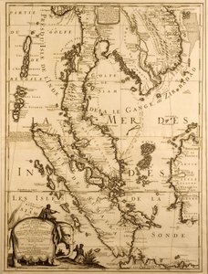 Map of South East Asia, 1687