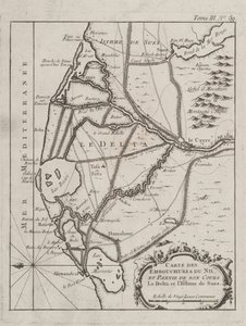 Map of the Nile Delta by French School