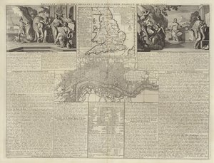 Map of the Civilian Government of England