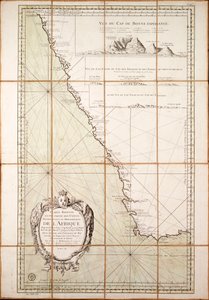 Map of the Southwest of Africa by French School