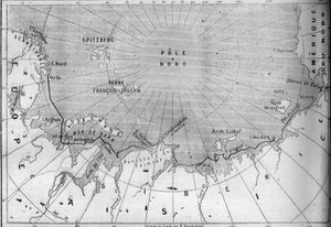 Map of the voyage of the 