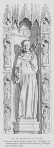 Marble Statue of St Anthony of Padua, Basilica of St Francis, Bologna, Italy by French School